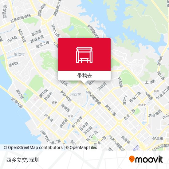 西乡立交地图