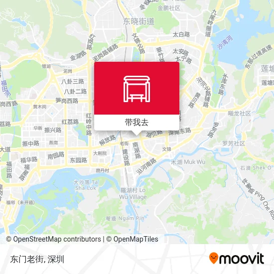 东门老街地图