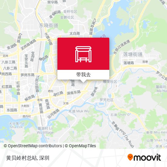 黄贝岭村总站地图