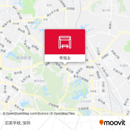 启英学校地图