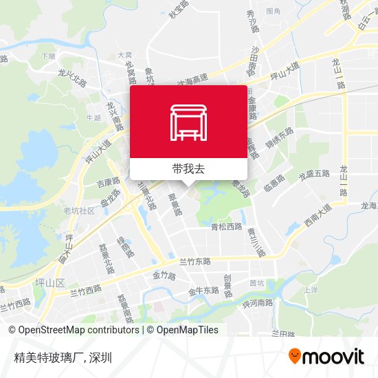 精美特玻璃厂地图