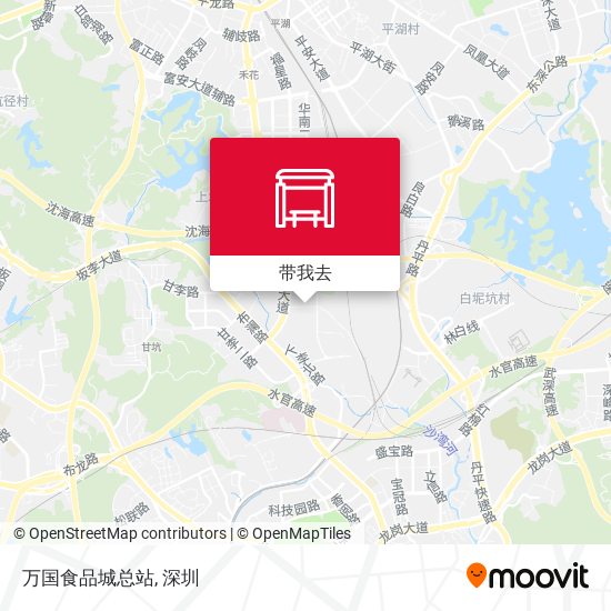 万国食品城总站地图