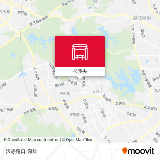 浪静路口地图