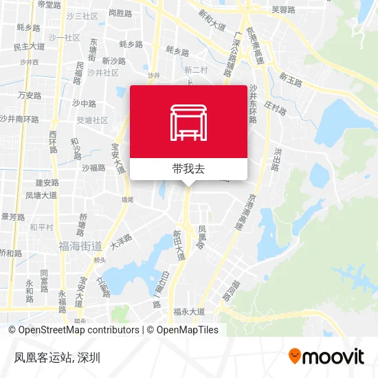 凤凰客运站地图