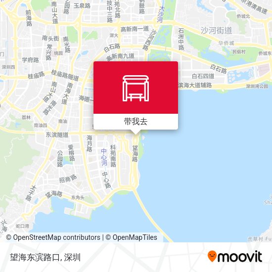 望海东滨路口地图