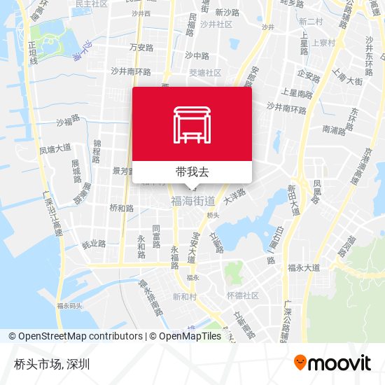桥头市场地图
