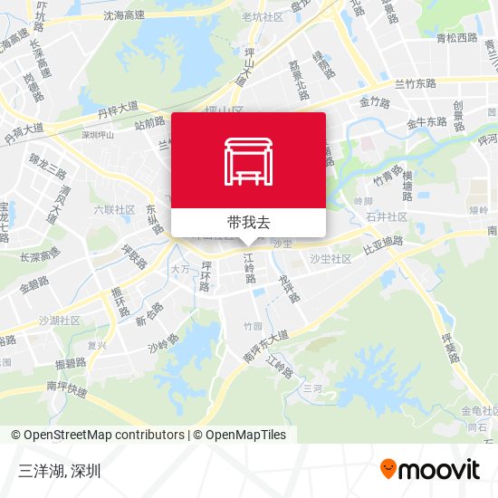 三洋湖地图
