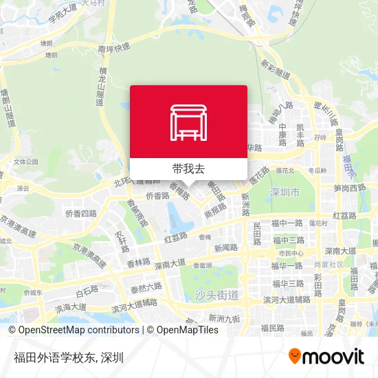 福田外语学校东地图