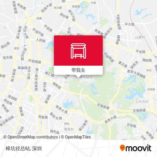 樟坑径总站地图