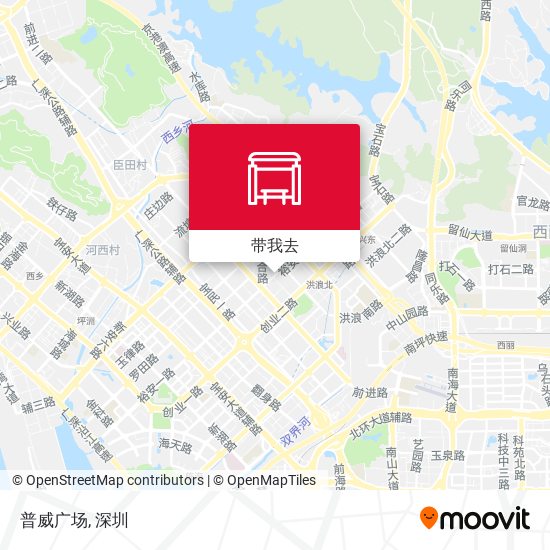 普威广场地图