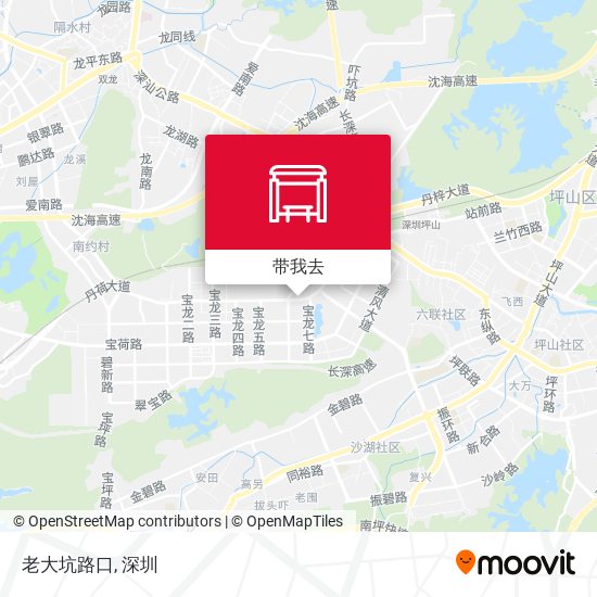 老大坑路口地图