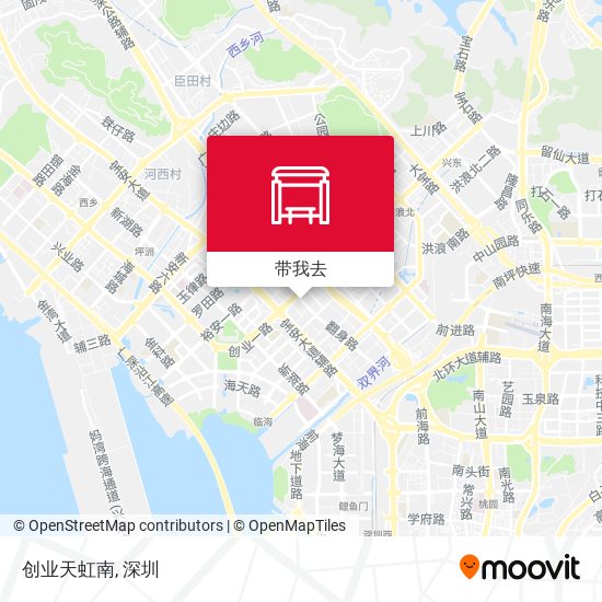 创业天虹南地图