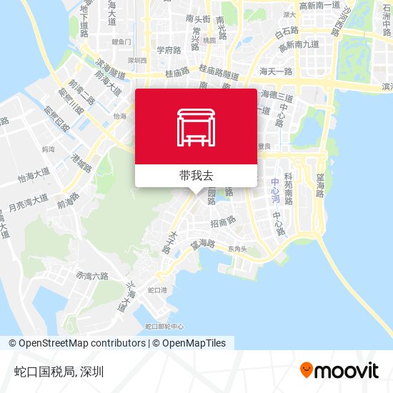 蛇口国税局地图