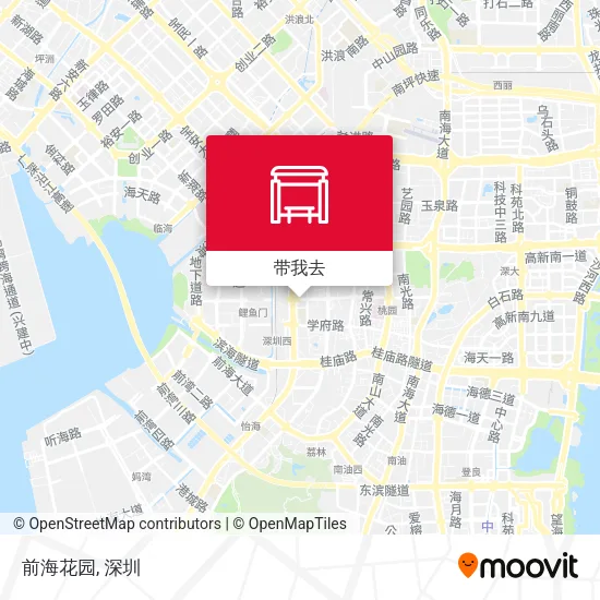 前海花园地图