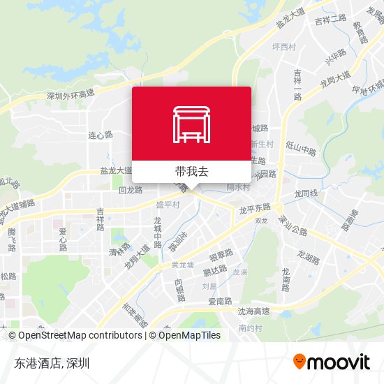 东港酒店地图
