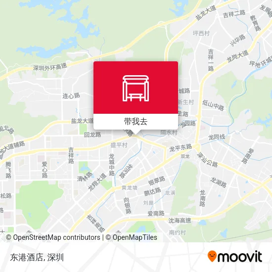 东港酒店地图