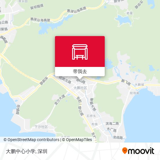 大鹏中心小学地图