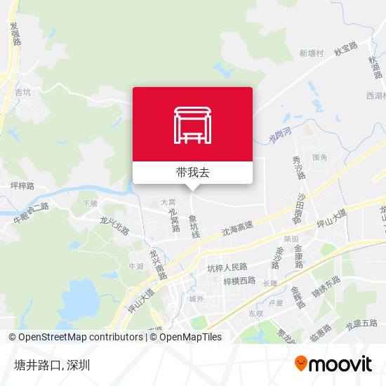 塘井路口地图
