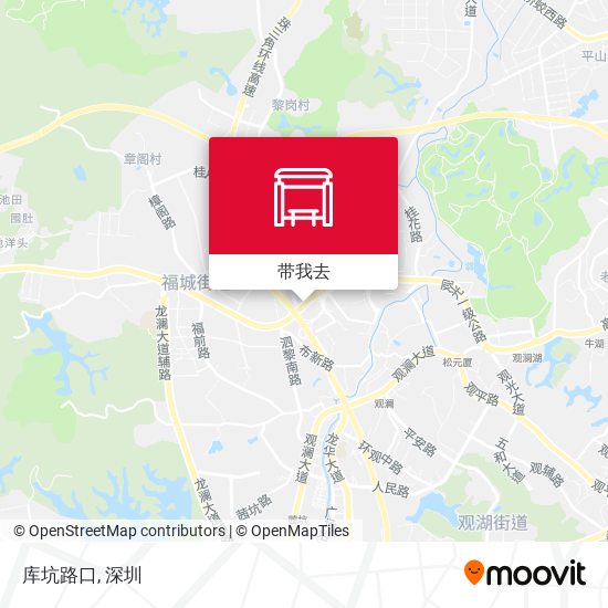 库坑路口地图