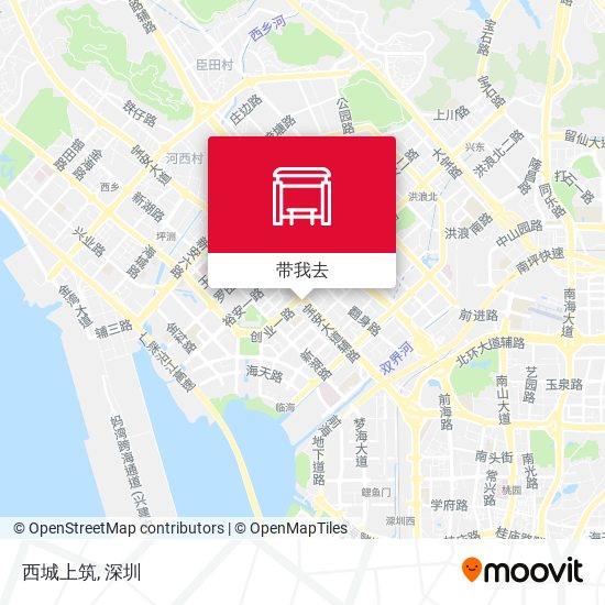 西城上筑地图