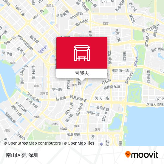 南山区委地图