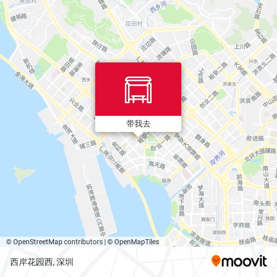 西岸花园西地图