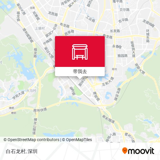 白石龙村地图