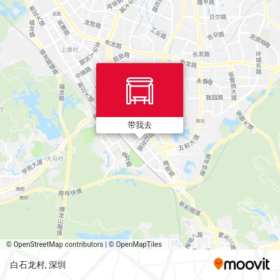 白石龙村地图