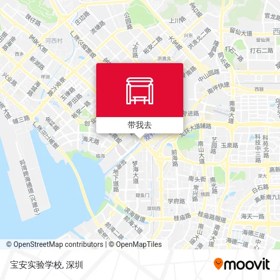 宝安实验学校地图