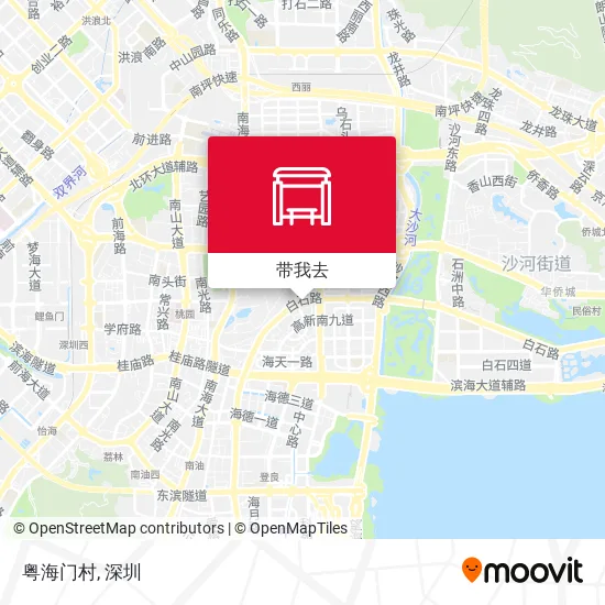 粤海门村地图