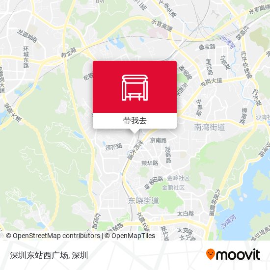深圳东站西广场地图