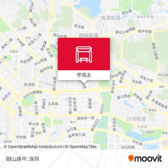 朗山路中地图