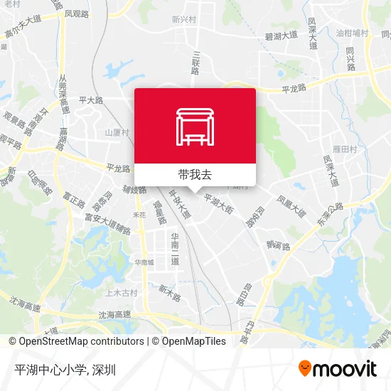 平湖中心小学地图