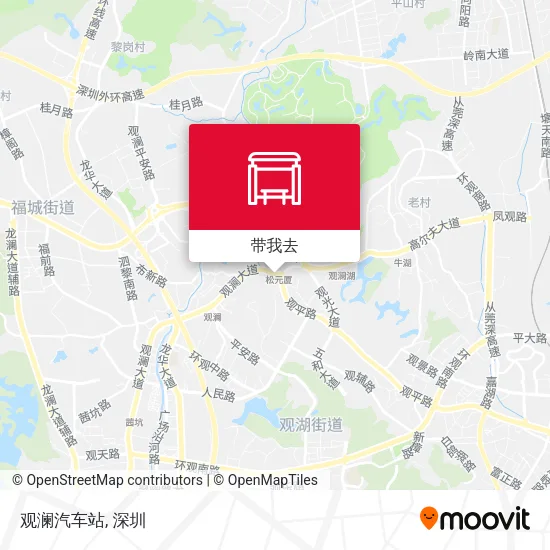 观澜汽车站地图