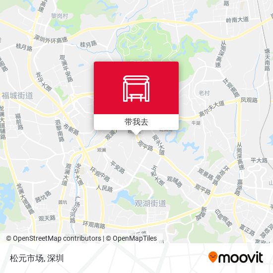 松元市场地图