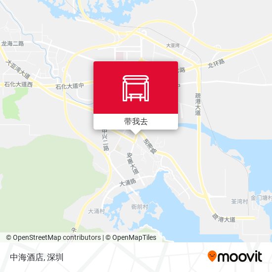 中海酒店地图