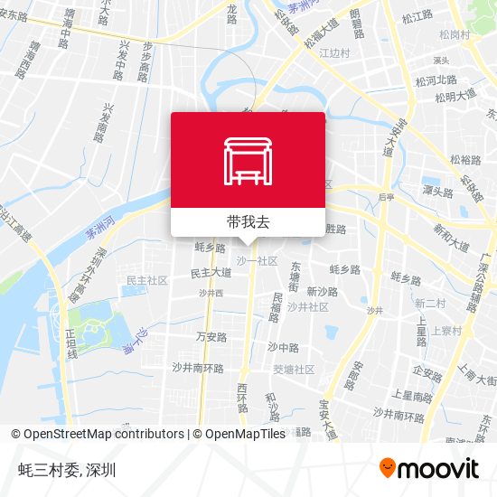 蚝三村委地图