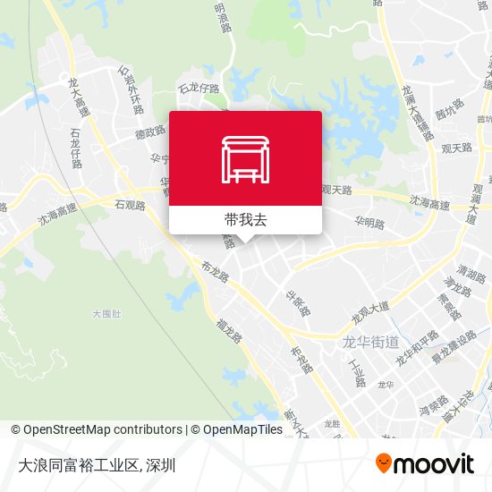 大浪同富裕工业区地图