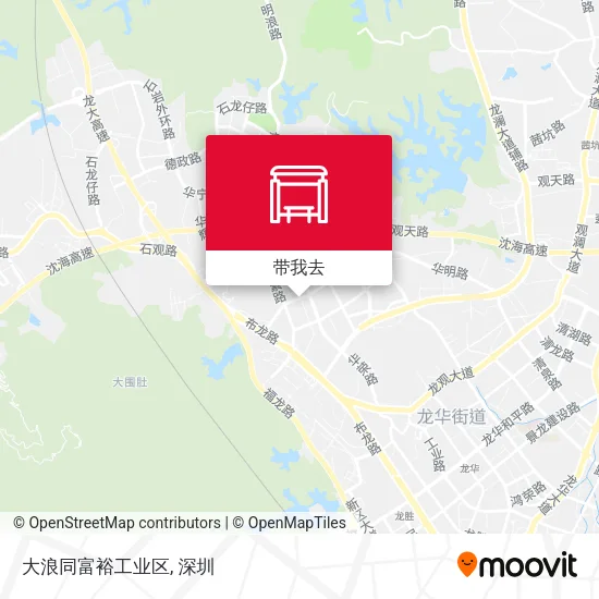 大浪同富裕工业区地图