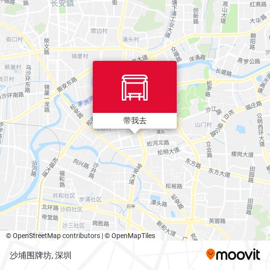 沙埔围牌坊地图