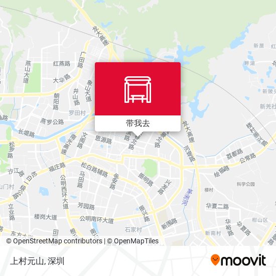 上村元山地图