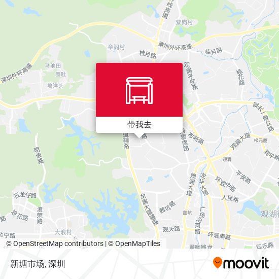 新塘市场地图