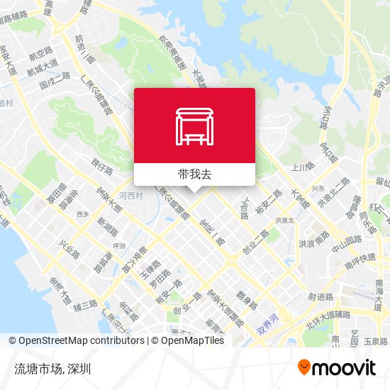 流塘市场地图