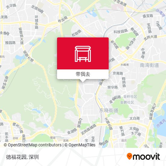 德福花园地图