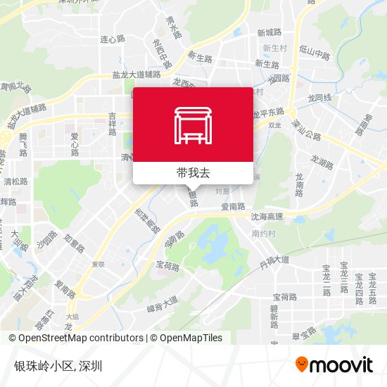 银珠岭小区地图