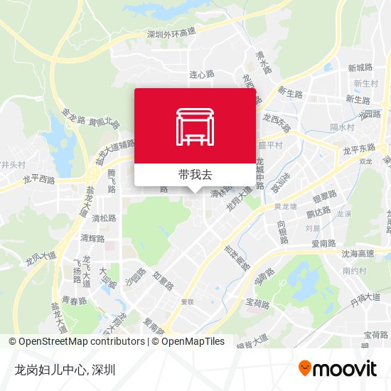 龙岗妇儿中心地图