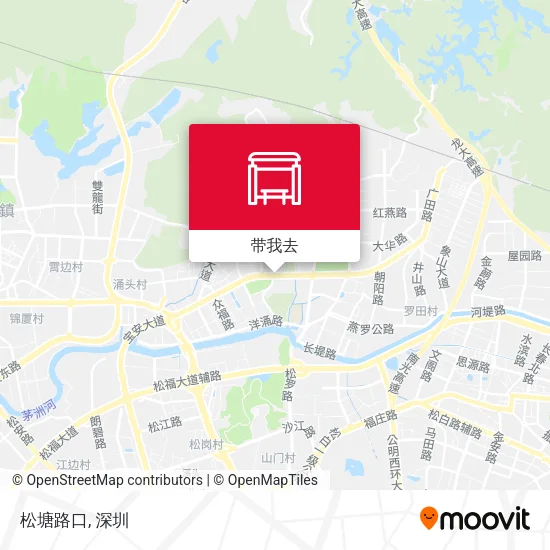 松塘路口地图