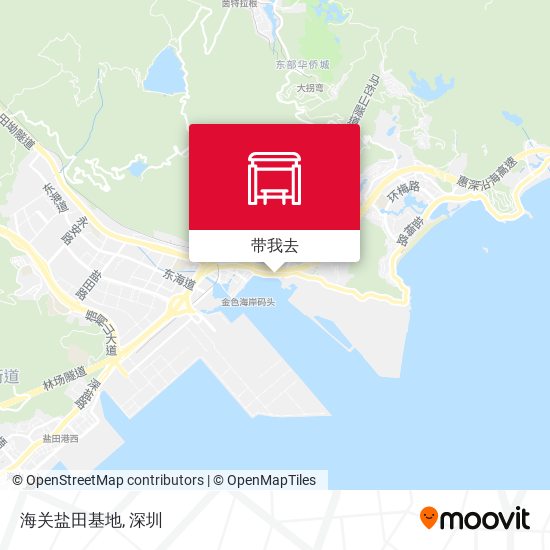 海关盐田基地地图