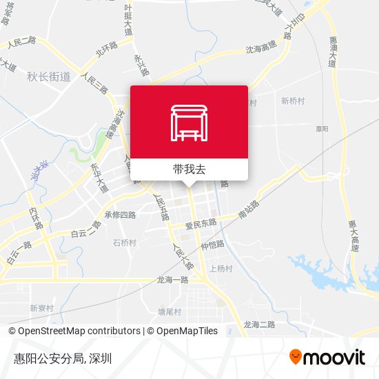 惠阳公安分局地图