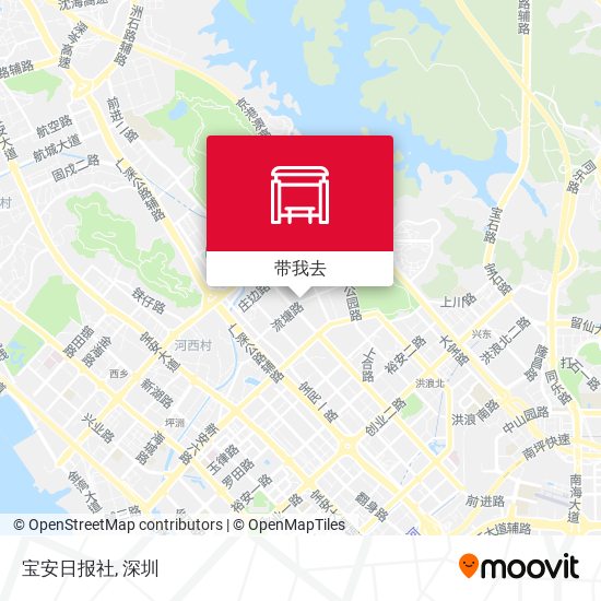 宝安日报社地图